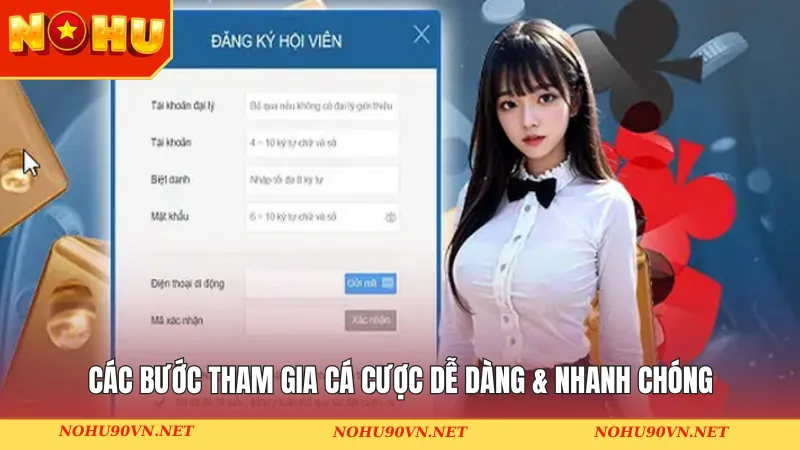 Các bước chơi game tại Nohu 90