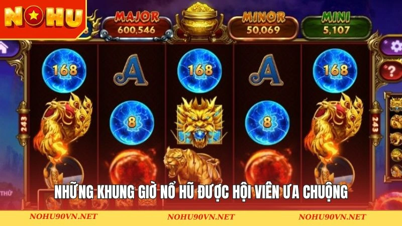 Các khoảng thời gian chơi slot dễ thắng 
